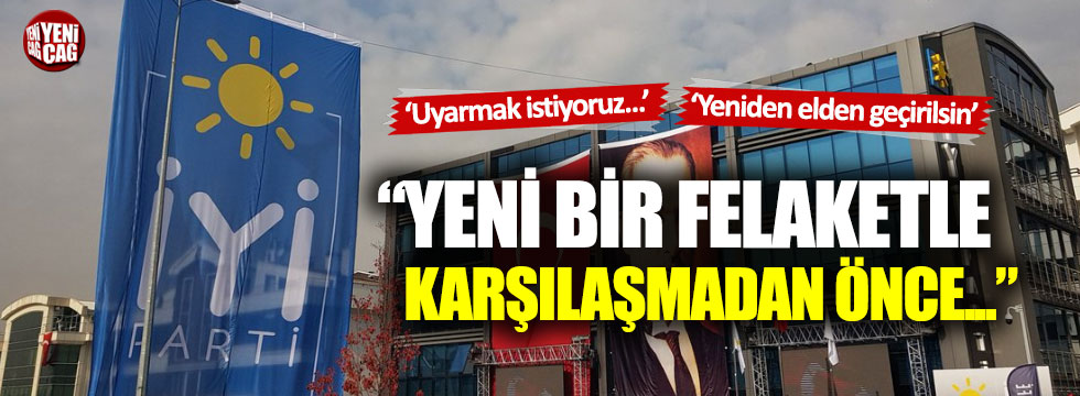 İYİ Partili Cihan Paçacı: "Deprem bölgelerindeki tüm binalar elden geçirilsin"