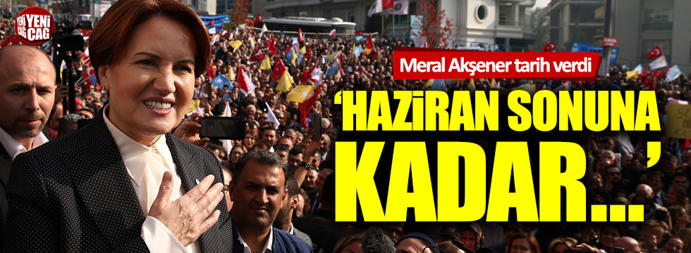İYİ Parti lideri Meral Akşener: "Erken seçim beklemiyorum"
