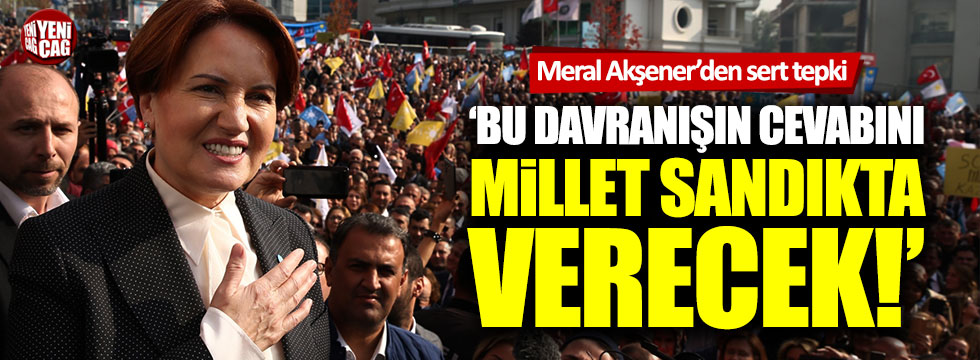 Meral Akşener'den AKP ve MHP'ye coronavirüsü tepkisi