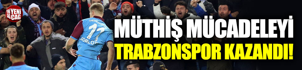 Trabzonspor-Fenerbahçe: 2-1 (Maçın özeti)