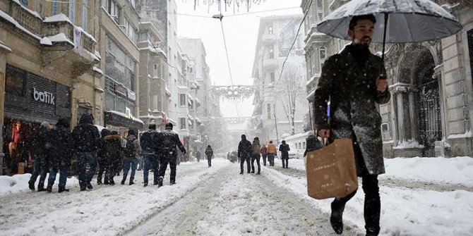 İstanbul 3 gün kar ve fırtınanın etkisinde kalacak