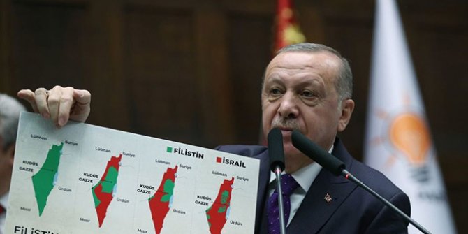Erdoğan'dan Yüzyılın Anlaşması'na tepki