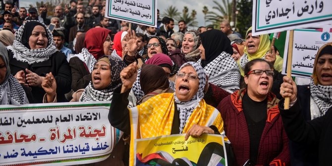 Gazze’de Trump’ın “barış planı” protesto edildi
