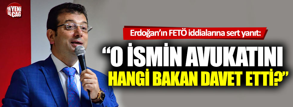 Ekrem İmamoğlu’ndan Recep Tayyip Erdoğan’a sert tepki
