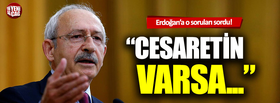 Kemal Kılıçdaroğlu'ndan Tayyip Erdoğan'a çağrı