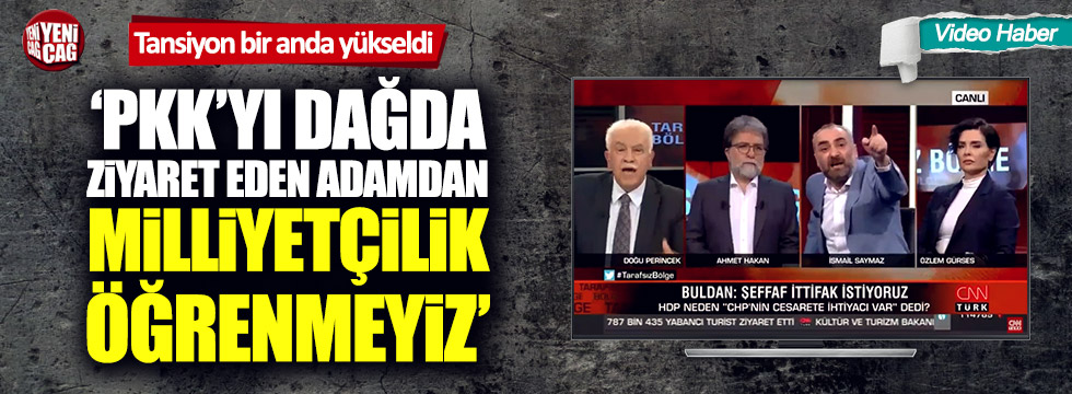 CNN Türk'teki İsmail Saymaz - Doğu Perinçek kavgası gündem oldu!