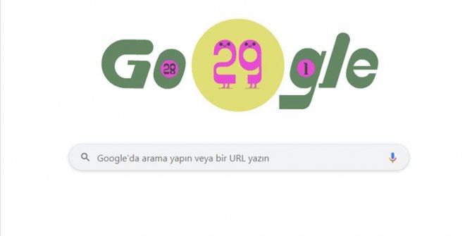 Google'dan 29 Şubat'a özel doodle