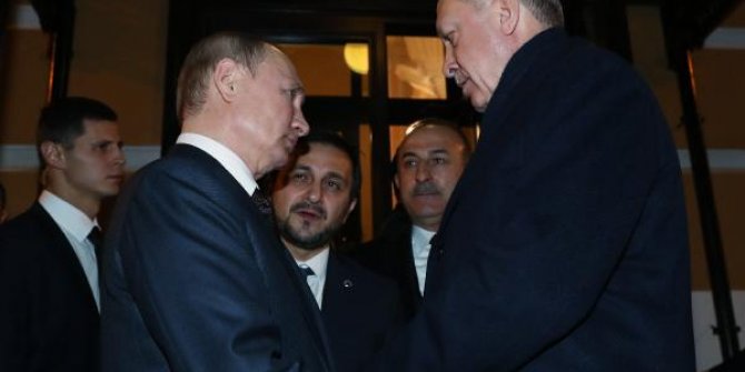 Erdoğan, Rusya’dan ayrıldı