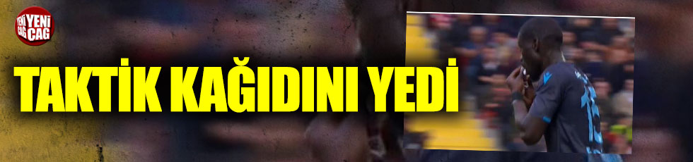 Trabzonsporlu Badou Ndiaye taktik kağıdını yedi