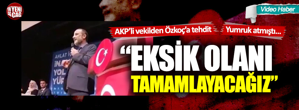 Engin Özkoç'a yumruk atan AKP'li Vahit Kiler: Eksik olanı tamamlayacağız