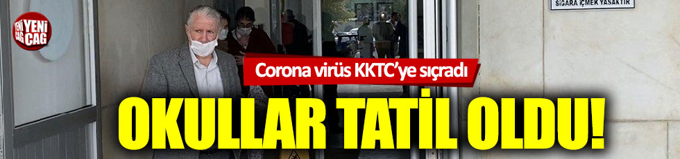 KKTC’de okullara corona virüs tatili