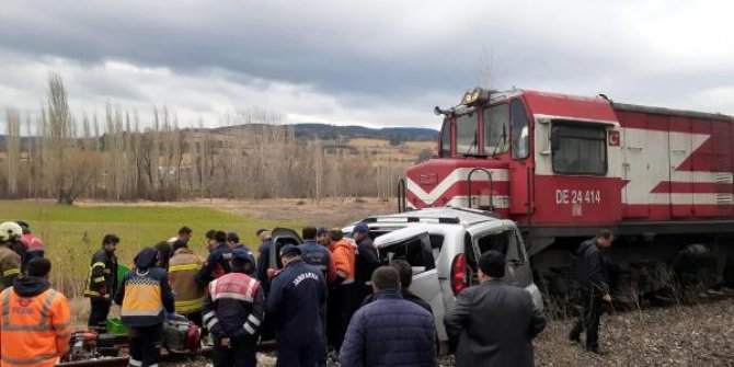 Uşak'ta tren kazası