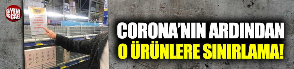 Corona'nın ardından kolonya satışlarına sınırlama