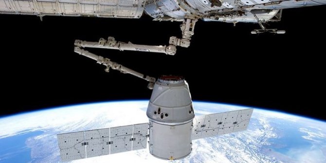 SpaceX'in kargo mekiği ISS'ye ulaştı