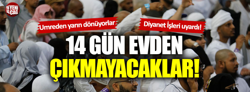 Ali Erbaş: “21 bin vatandaş umreden dönüyor”