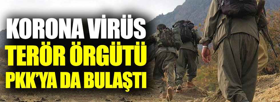 Korona virüs terör örgütü PKK'ya da bulaştı