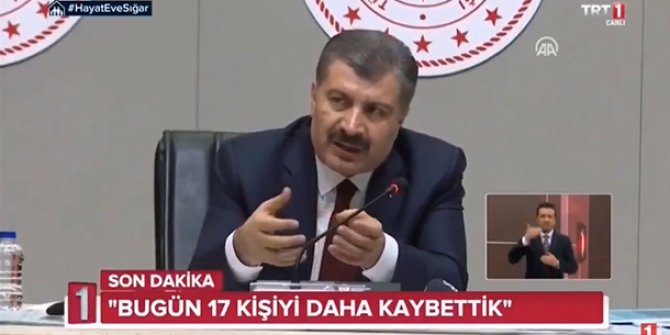 TRT Murat Sancak'ı eleştiren Fahrettin Koca'nın yayınını kesti!