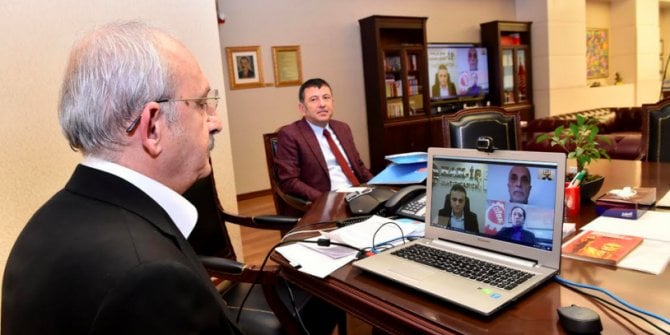 Kılıçdaroğlu sendika yöneticileri ile korona virüs gündemli toplantı yaptı