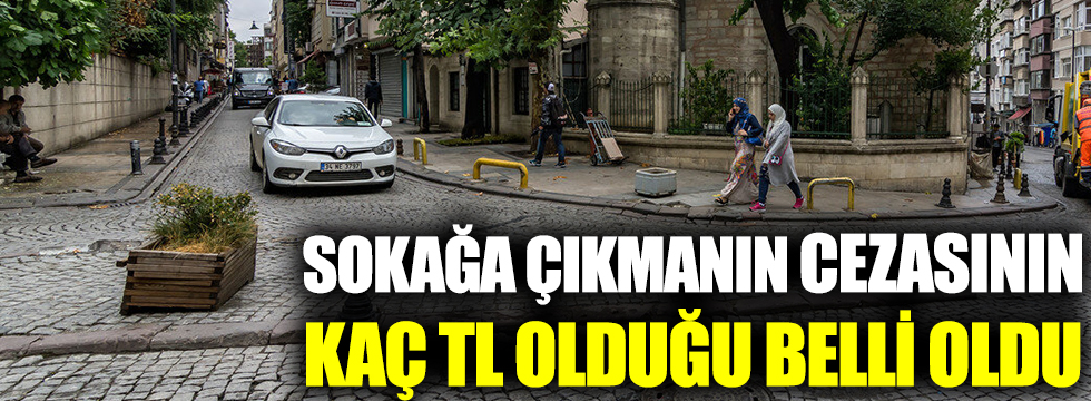 Türkiye'de sokağa çıkma yasağını ihlal etmenin cezası belli oldu