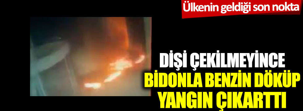 İstanbul'da özel bir hastanede ilginç yangın
