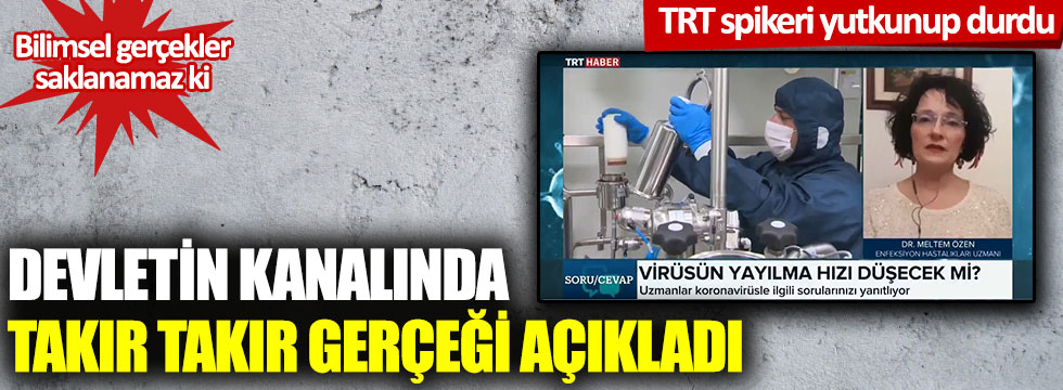 Dr. Meltem Özen, devletin kanalında takır takır gerçeği açıkladı… TRT spikeri yutkunup durdu