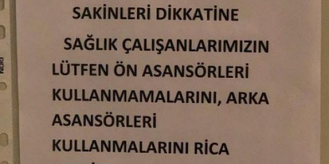 Sağlık çalışanları için skandal mesaj: Türkiye alkışladı onlar ise dışladı
