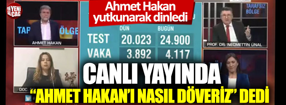 Canlı yayında “Ahmet Hakan’ı nasıl döveriz” dedi: Ahmet Hakan yutkunarak dinledi
