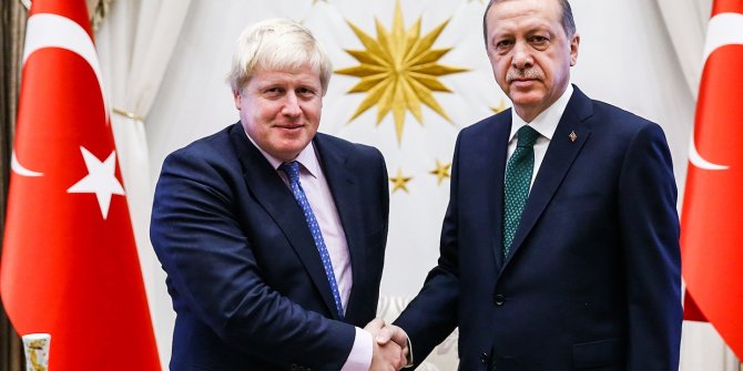 Cumhurbaşkanı Erdoğan, İngiltere Başbakanı Boris Johnson'a yolladı