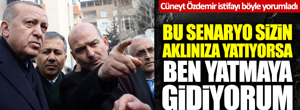 Cüneyt Özdemir Süleyman Soylu'nun istifasını yorumladı