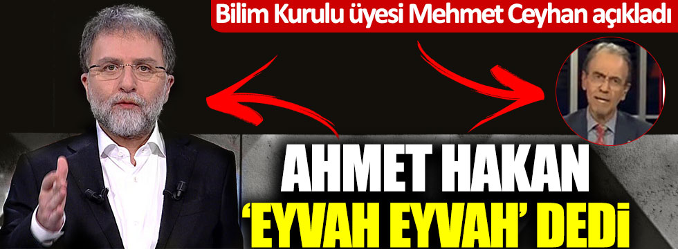 Mehmet Ceyhan canlı yayında açıkladı Ahmet Hakan 'eyvah eyvah' dedi