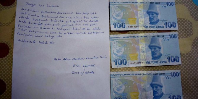 Aydın'da yurtlardan ayrılan vatandaşlar para bıraktı