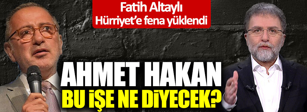Fatih Altaylı'dan Hürriyet'e zehir zemberek sözler! Ahmet Hakan buna ne diyecek?