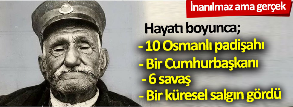 İnanılmaz ama gerçek: İşte İstanbul'da 160 yıl yaşayan adam