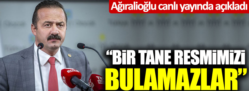 Yavuz Ağıralioğlu canlı yayında açıkladı: "Bir tane resmimizi bulamazlar"