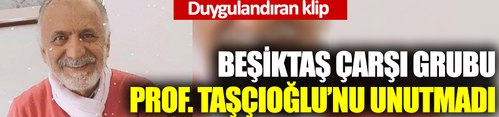 Beşiktaş'ın 'Çarşı' grubu Cemil Taşçıoğlu'nu unutmadı