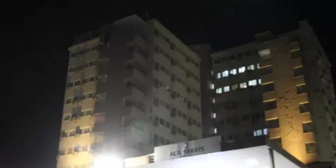 Hastane acili önünde silahlı kavga
