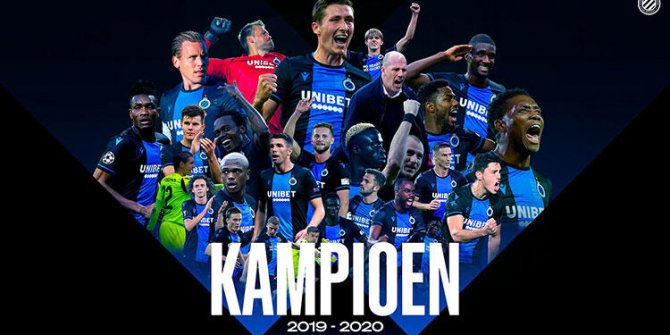 Belçika'da Club Brugge şampiyon ilan edildi!