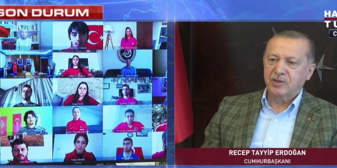 Erdoğan canlı yayında konuştu