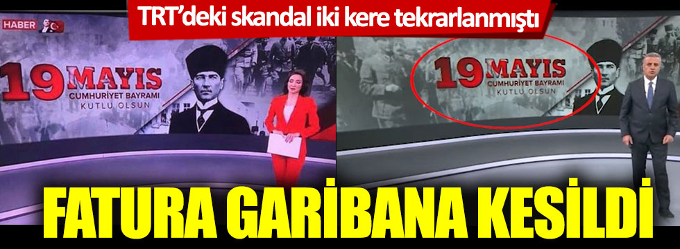 TRT'deki skandal hata iki kere tekrarlandı: Fatura garibana kesildi