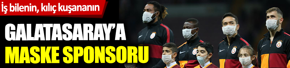 Galatasaray'a maske sponsoru
