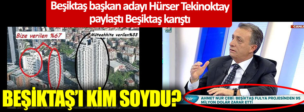Beşiktaş'ı kim soydu? Beşiktaş başkan adayı bir mesaj attı ortalık karıştı