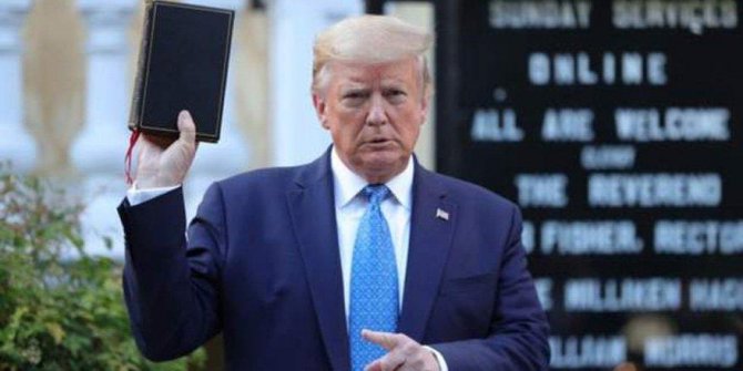 Trump'tan flaş açıklama! "Sığınağa gittim ama..."