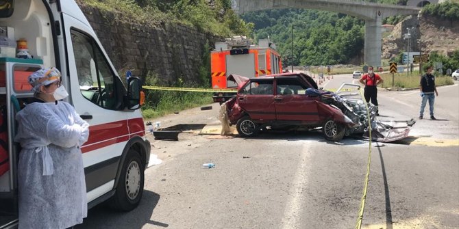 Zonguldak'ta otomobil alt yola düştü: 1 ölü, 1 yaralı