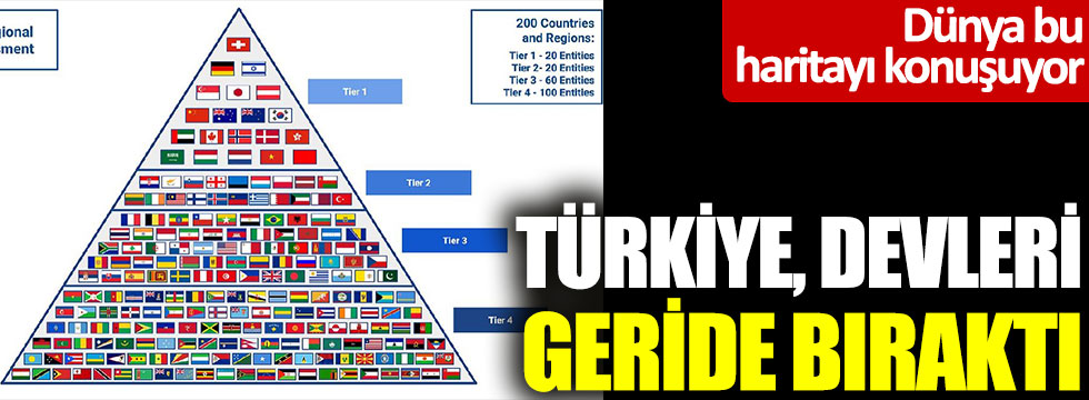 Dünya bu korona haritasını konuşuyor: Türkiye devleri geride bıraktı