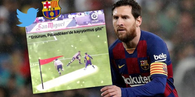 Lionel Messi'yi Erzurum'a davet ettiler