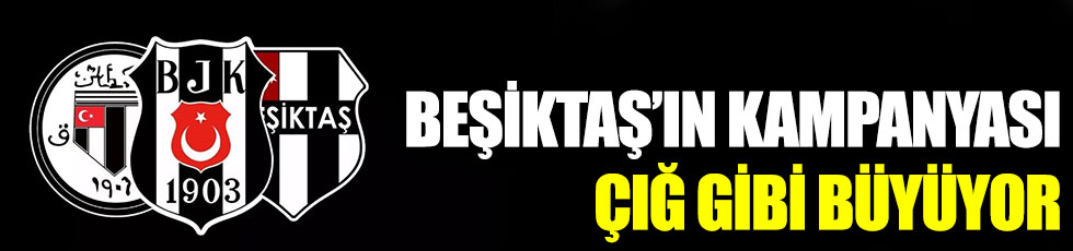 Beşiktaş’ın yardım kampanyası çığ gibi büyüyor