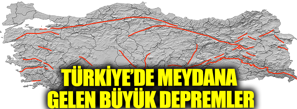 Bingöl depremi hatırlattı!  Türkiye'de meydana gelen büyük depremler...