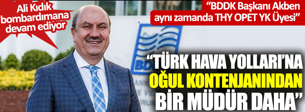 Ali Kıdık bombardımana devam ediyor: “Türk Hava Yolları’na oğul kontenjanından bir müdür daha”