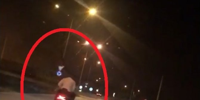 Sosyal medya için video çekerken kazayı kaydetti