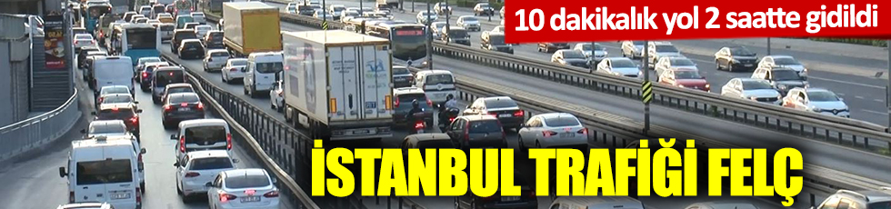İstanbul trafiği felç